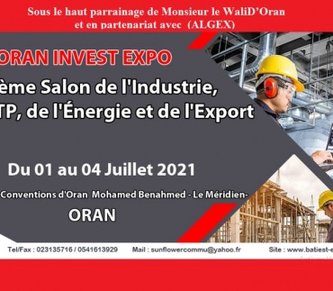 Participation au troisième Salon Oran Invest Expo